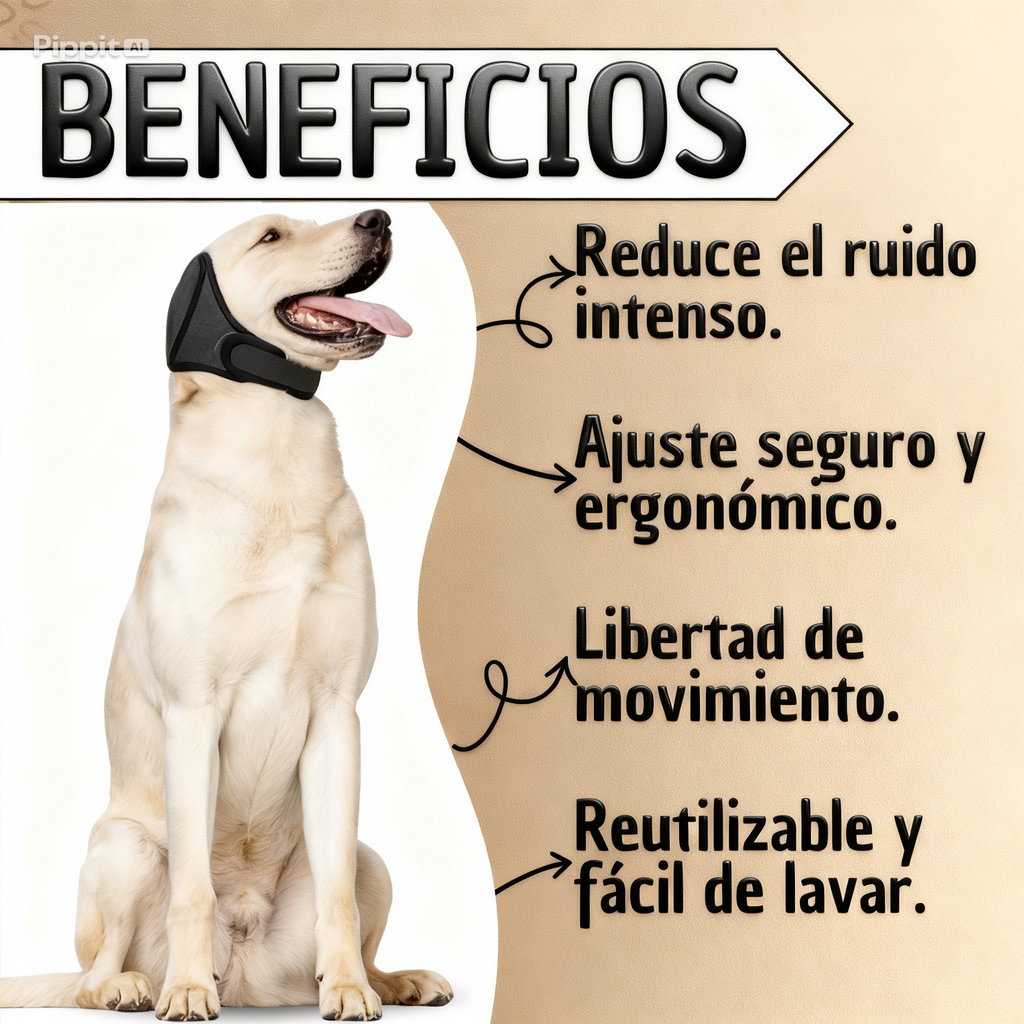 Protector Auditivo Para tu canino