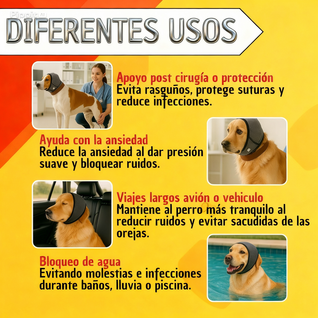 Protector Auditivo Para tu canino